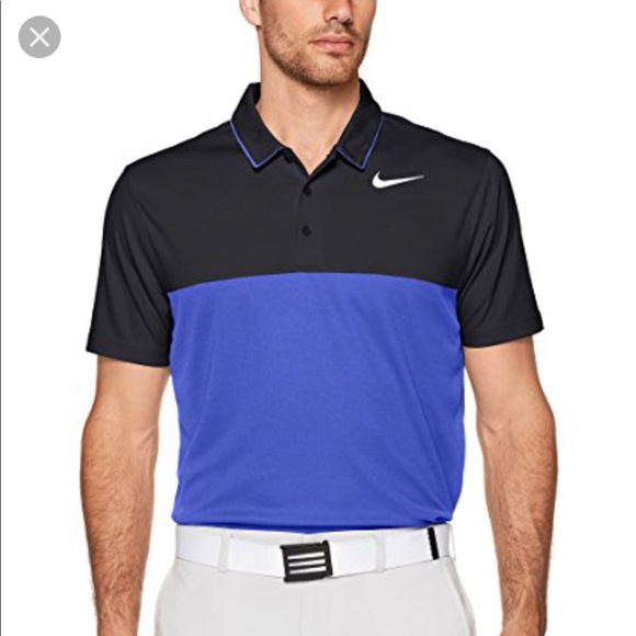 nike color block golf shirt